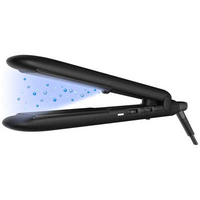 モッズヘア マイナスイオンストレートアイロン ブラック [交流(コード