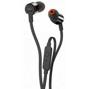 JBL 有線イヤホン カナル型 ［リモコン・マイク対応/ φ3.5mm ミニプラグ］ ブラック JBLT210BLK