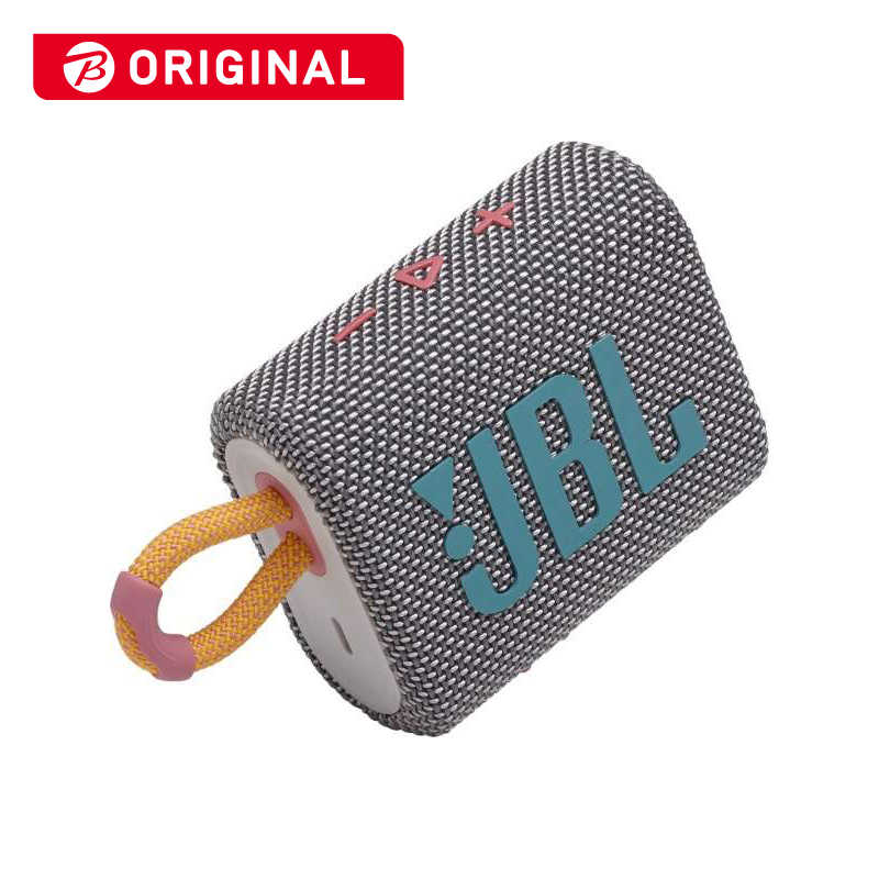 JBL JBL Bluetoothスピーカー グレー 防水  JBLGO3GRY JBLGO3GRY