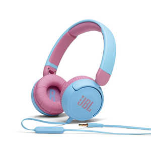 JBL オンイヤーヘッドホン（有線） ライトブルー/ピンク  [リモコン・マイク対応 /φ3.5mm ミニプラグ] JBLJR310BLU