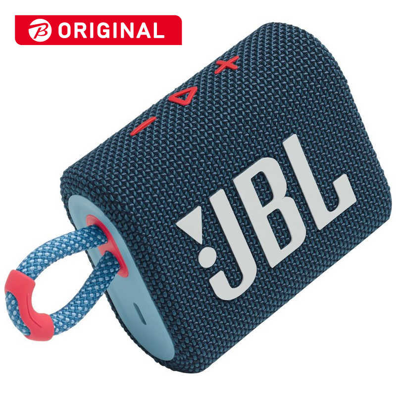 JBL JBL Bluetoothスピーカー ブルーピンク 防水  JBLGO3BLUP JBLGO3BLUP