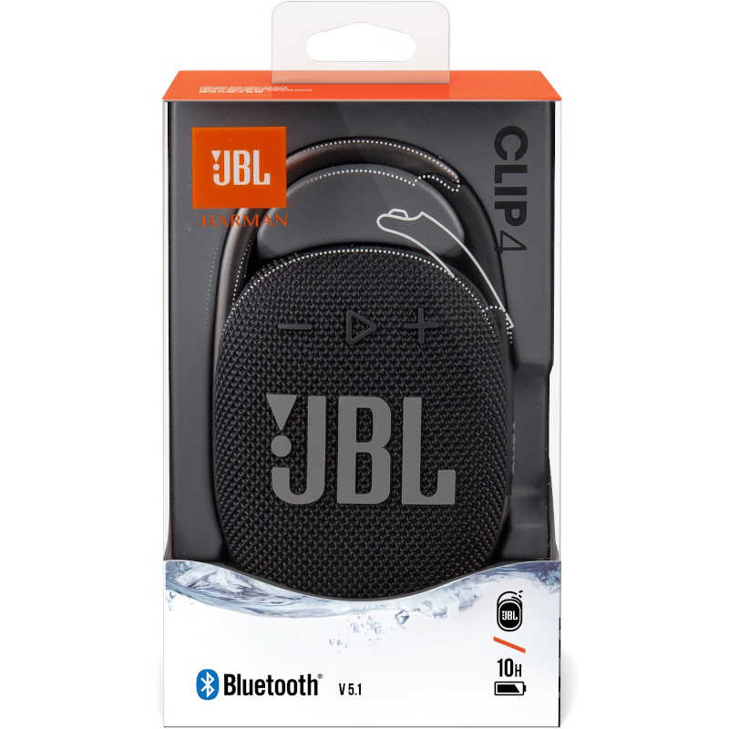 JBL JBL Bluetoothスピーカー ブラック  JBLCLIP4BLK JBLCLIP4BLK