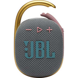 JBL Bluetoothスピーカー グレー 防水  JBLCLIP4GRY