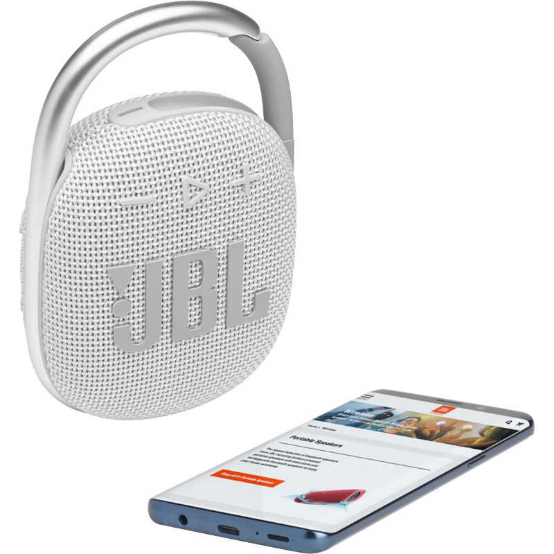 JBL JBL 【アウトレット】Bluetoothスピーカー ホワイト  JBLCLIP4WHT JBLCLIP4WHT