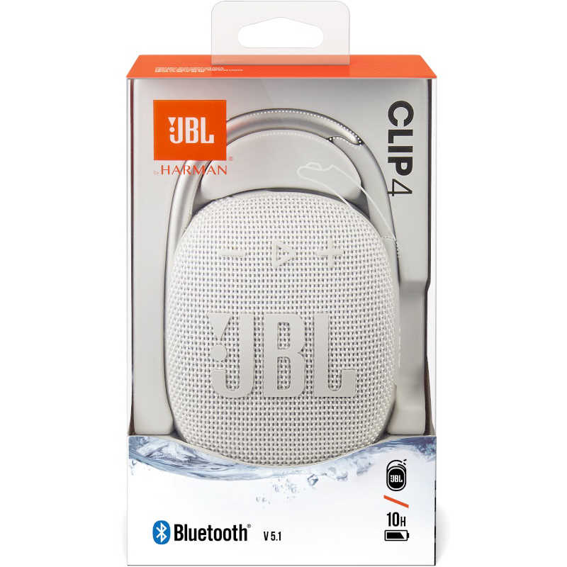 JBL JBL Bluetoothスピーカー ホワイト  JBLCLIP4WHT JBLCLIP4WHT