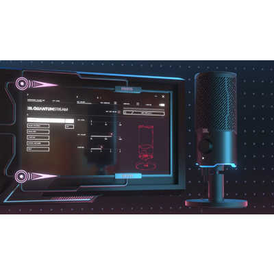 JBL コンデンサーマイク 2本セット JBL QUANTUM STREAM USBマイク デュアルコンデンサー スタンドアロン