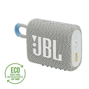 JBL 【アウトレット】ブルートゥース スピーカー ホワイト ［防水 /Bluetooth対応］ JBLGO3ECOWHT