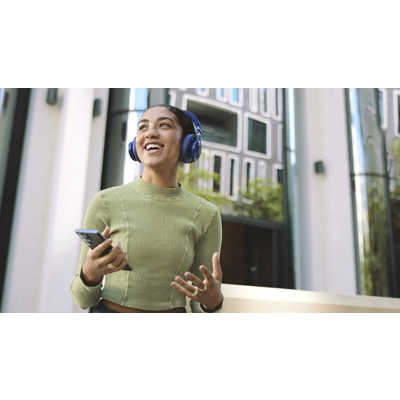 JBL ワイヤレスヘッドホン ノイズキャンセリング対応 ブルー
