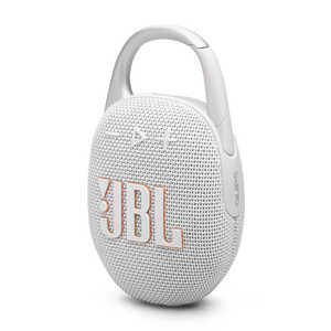 JBL ブルートゥース スピーカー ［防水 /Bluetooth対応］ White JBLCLIP5WHT