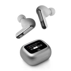 JBL 完全ワイヤレスイヤホン シルバー［ハイレゾ対応 /ノイズキャンセリング対応 /Bluetooth対応］ JBL Live Beam 3 Silver