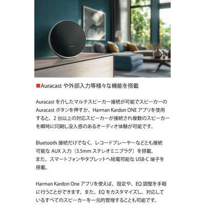 HARMAN/KARDON ブルートゥーススピーカー Onyx Studio 9
