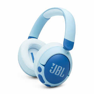 子ども用 ブルートゥースヘッドホン JBL Junior 470NC ［ ノイズキャンセリング対応 / Bluetooth対応 ］ ブルー JBLJR470NCBLU
