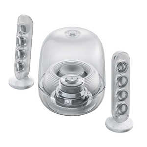 HARMAN/KARDON �u���[�g�D�[�X�X�s�[�J�[ SoundSticks 5 �mBluetooth�Ή��n �z���C�g HKSOUNDSTK5WJN