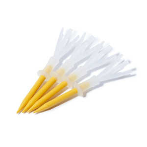 ヤマニ ゴルフ用品 ゴルフティー 4 YARDS MORE GOLF TEE スタンダード(全長約70.0mm/イエロー・4本入り) TRMG4YA2