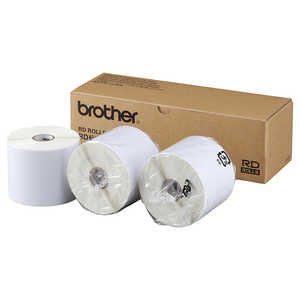 ブラザー　brother RDロール 長尺紙テープ 3ロール RD ROLLS [76mm幅] RDS07J2