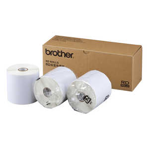 ブラザー　brother RDロール 長尺紙テープ 3ロール RD ROLLS [90mm幅] RDS08J2