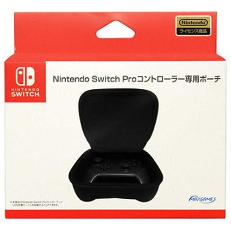 マックスゲームズ マックスゲームズ Nintendo Switch Proコントローラー専用ポーチ ブラック  