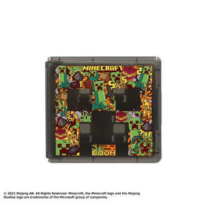  マックスゲームズ Nintendo Switch専用カードケース カードポケット24マインクラフト グラフィックデザイン HACF-02MCG HACF02MCG SWカドポケ24マイクラGD