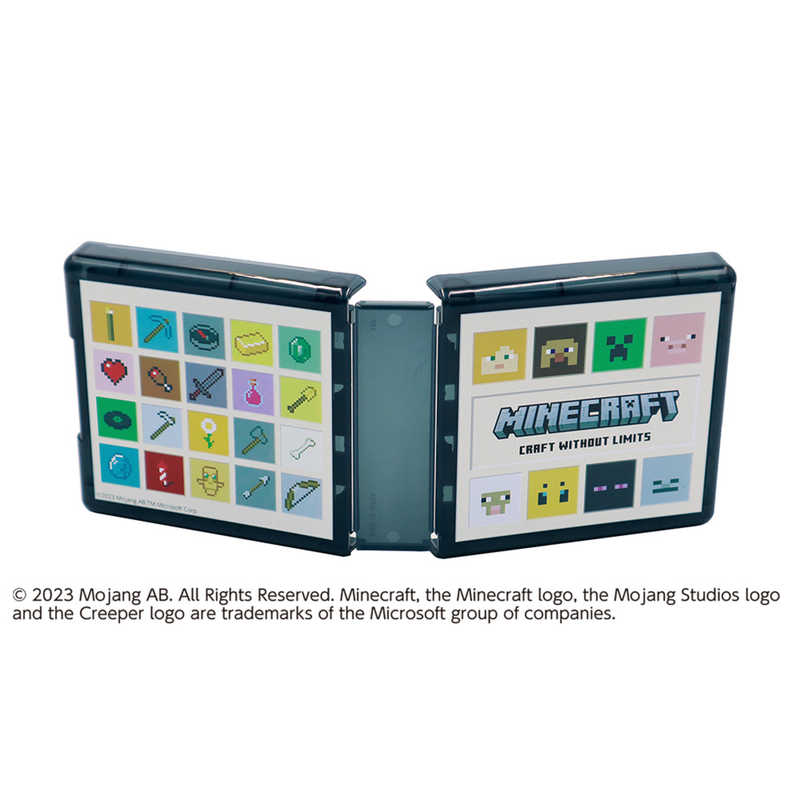 マックスゲームズ マックスゲームズ Nintendo Switch専用カードケース カードポケット24 マインクラフト アイコンライン HACF-02MCIL HACF-02MCIL