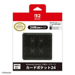 マックスゲームズ Nintendo Switch 2 用カードケース カードポケット24 ブラック BEEF-01BK マックスゲームズ Nintendo Switch 2 用カードケース カードポケット24 ブラック BEEF-01BK