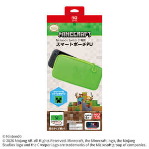 マックスゲームズ Nintendo Switch 2 専用スマートポーチPU マインクラフト クリーパー マインクラフト クリーパー 