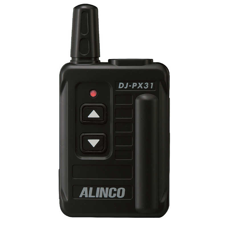 アルインコ アルインコ 交互20ch+中継27ch対応 特定小電力トランシーバー(ブラック/1台) DJ-PX31B DJ-PX31B