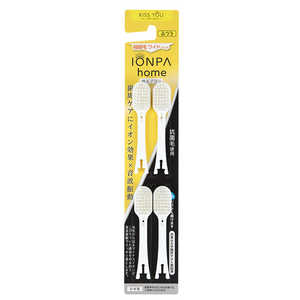 アイオニック IONPA home用 抗菌極細ワイド替えブラシ 白 4P D96WH