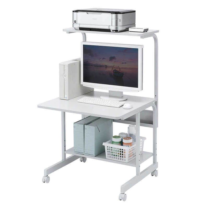サンワサプライ パソコンラック（W750×D725×H1120～1270mm） RAC-EC18N の通販 | カテゴリ：パソコン・周辺機器・プリンター  | サンワサプライ 家電通販のコジマネット - 全品代引き手数料無料