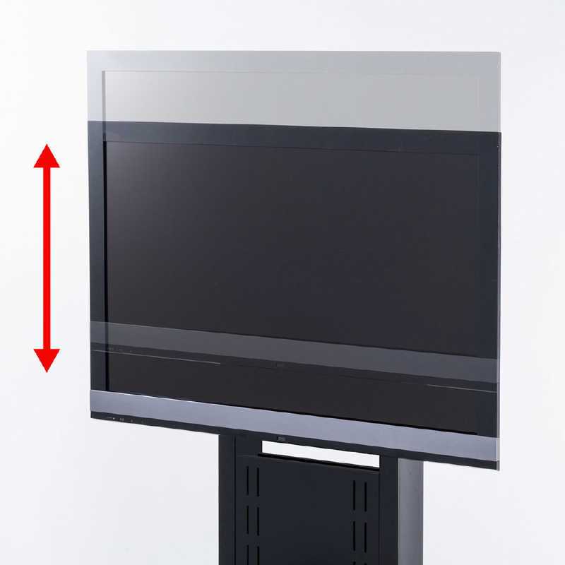 サンワサプライ サンワサプライ 60~84インチ対応 テレビスタンド (壁寄せディスプレイスタンド) ブラック CR-PL43BK CR-PL43BK