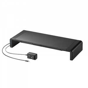 サンワサプライ USB TypeC接続ハブ付き机上ラック MRLC210CHBK サンワサプライ USB TypeC接続ハブ付き机上ラック MRLC210CHBK