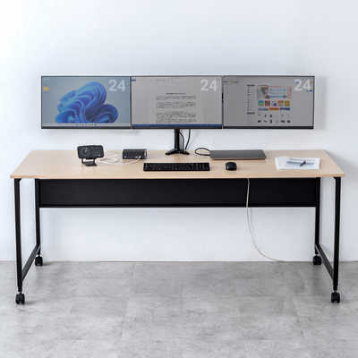 サンワサプライ モニターアーム(3画面・横並び) CR-LAC312BK の通販