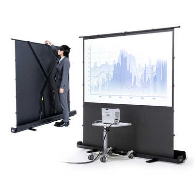 サンワサプライ プロジェクタースクリーン (床置き・パンタグラフ・超