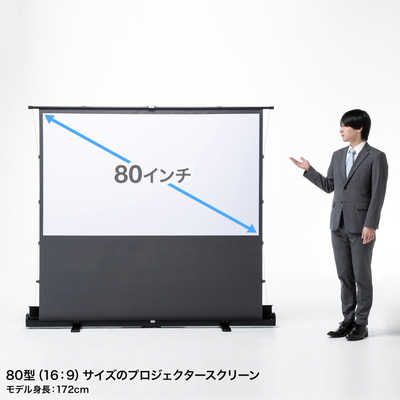 プロジェクター　美品！スクリーン付き！ Amazon.co.jp: EPSON 80インチワイド プロジェクター モバイル