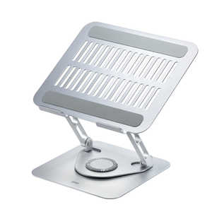 サンワサプライ ノートパソコン用スタンド(回転機能付き、角度・高さ調整タイプ) PDA-STN89S