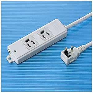 サンワサプライ 工事物件タップ(3P・2個口・1m) TAP-K2L-1 サンワサプライ 工事物件タップ(3P・2個口・1m) TAP-K2L-1