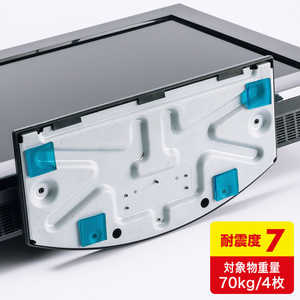 サンワサプライ 耐震接着ゴム (中) QL52 サンワサプライ 耐震接着ゴム (中) QL52