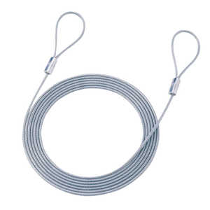 サンワサプライ eセキュリティ ワイヤー､長さ3.0m･直径3.5mm SLE1W3