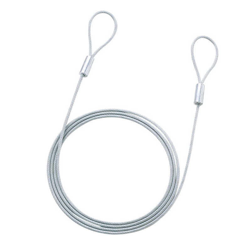 サンワサプライ サンワサプライ eセキュリティ(ワイヤー､2.0m･3.5mm) SLE‐1W‐2  SLE‐1W‐2 
