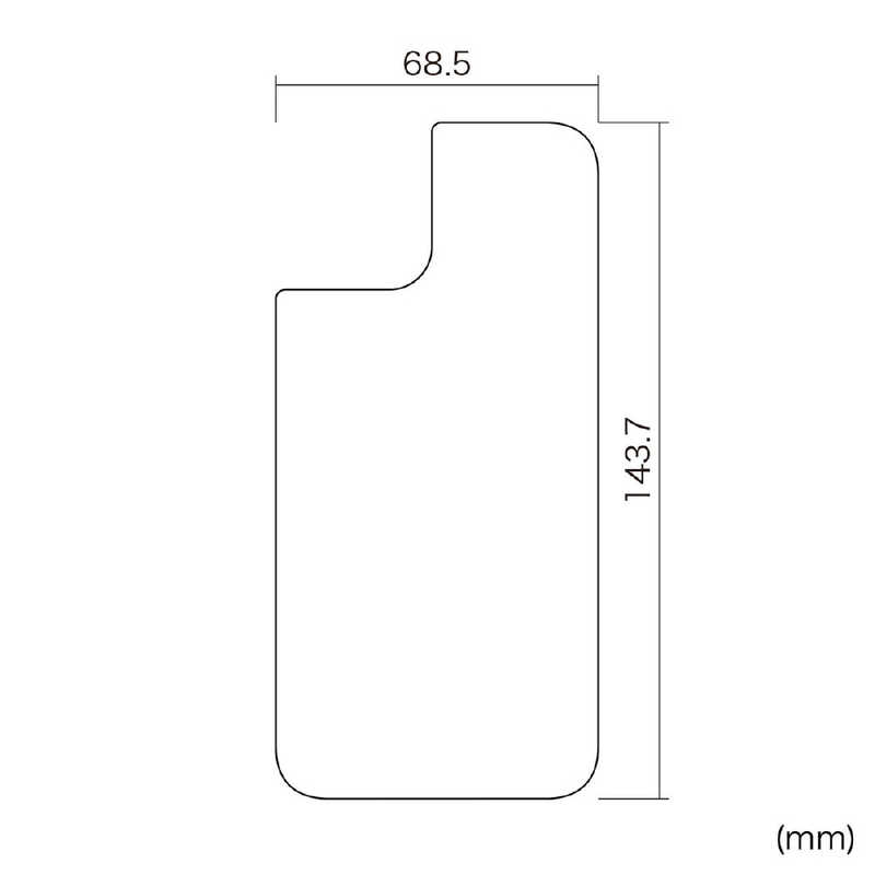 サンワサプライ サンワサプライ Apple iPhone 12/12 Pro用背面保護指紋防止光沢フィルム PDA-FIPH20PBS PDA-FIPH20PBS