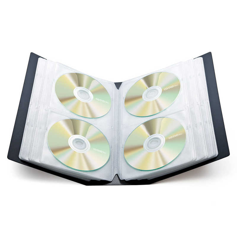 サンワサプライ サンワサプライ 120枚収納 DVD･CDファイルケース(ブラック) FCD-FL120BK FCD-FL120BK