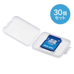 サンワサプライ カードクリアケース(SDカード用・30個セット) FC-MMC10SD-30