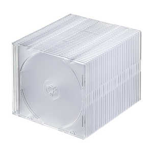サンワサプライ Blu-ray･DVD･CDケース(スリムタイプ･30枚セット･クリア) FCD-PU30CL
