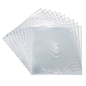 サンワサプライ Blu-ray･DVD･CDケース(2枚収納ソフトタイプ･10枚セット) FCD-PSW10CL