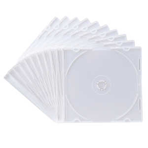 サンワサプライ Blu-ray・DVD・CDケース(スリムタイプ・10枚セット・ホワイト) FCD-PU10MWN サンワサプライ Blu-ray・DVD・CDケース(スリムタイプ・10枚セット・ホワイト) FCD-PU10MWN
