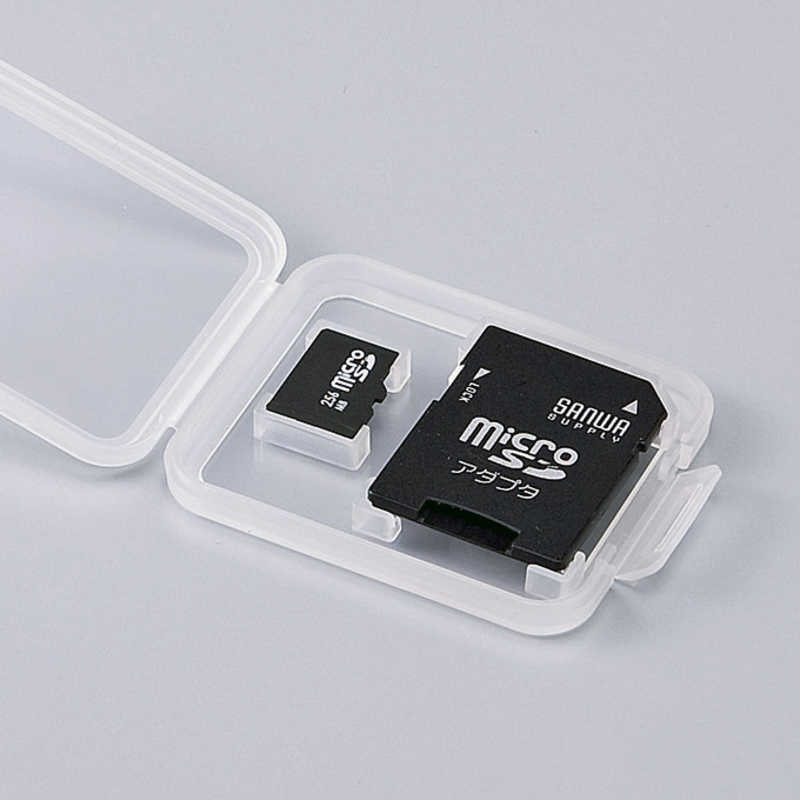 サンワサプライ サンワサプライ カードクリアケース(microSDカード用・6個セット) FC-MMC10MICN FC-MMC10MICN