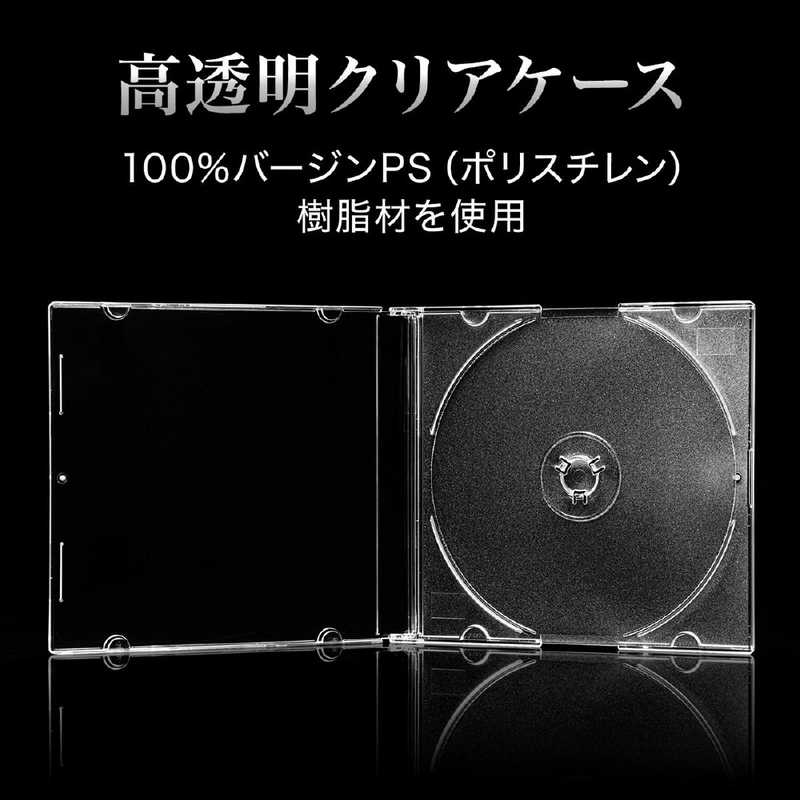 サンワサプライ サンワサプライ CD/DVD/Blu-ray対応収納ケース (1枚収納×10セット･クリア) FCD-PU10C FCD-PU10C