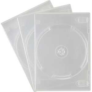 サンワサプライ CD/DVD/Blu-ray対応収納トールケース (2枚収納×3セット) DVD-TN2-03C