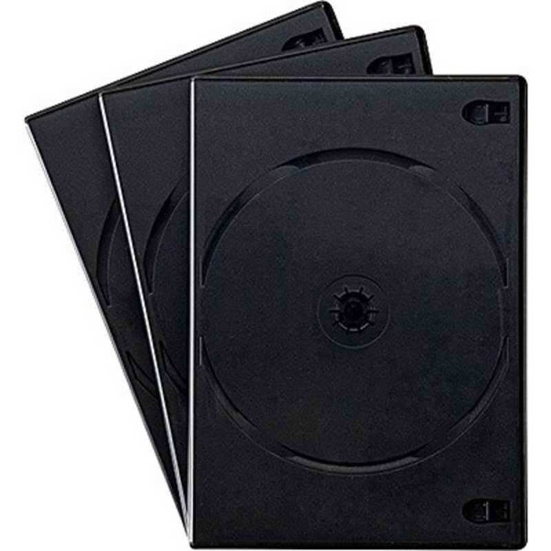 サンワサプライ サンワサプライ CD/DVD/Blu-ray対応収納トールケース (6枚収納×3セット) DVD-TN6-03BK DVD-TN6-03BK