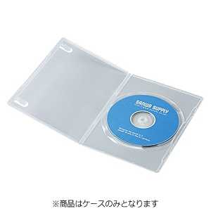 サンワサプライ CD/DVD/Blu-ray対応収納スリムトールケース (1枚収納×10セット) DVD-TU1-10C
