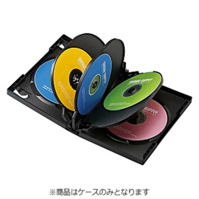 サンワサプライ サンワサプライ CD/DVD/Blu-ray対応収納トールケース (8枚収納×3セット) DVD-TW8-03BK DVD-TW8-03BK